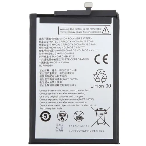 Replacement for ZTE BLADE A54 GH6701-GH6702 SCS BATTERY - Quality Phone Parts in Sri Lanka